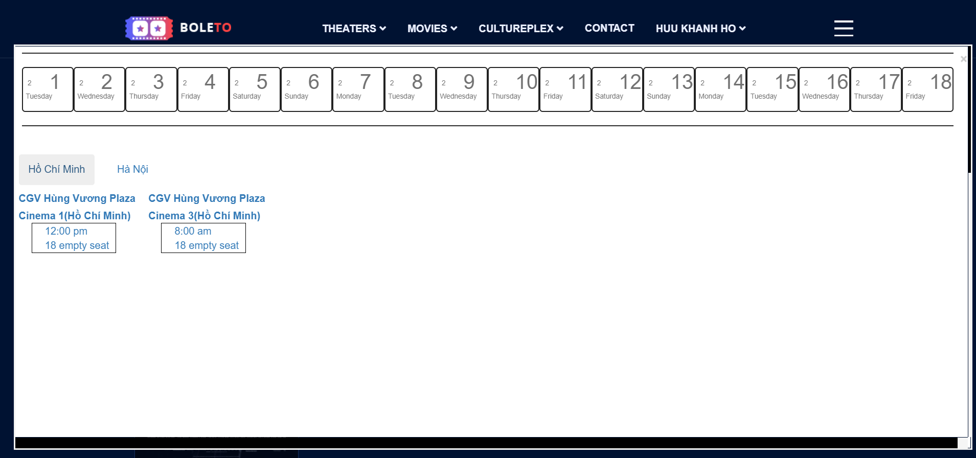 The choose schedules of film display